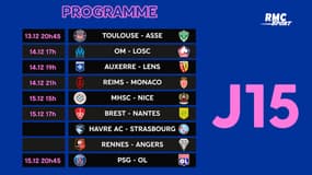 Ligue 1 : Le programme TV de la 15e journée avec OM-Lille et PSG-OL