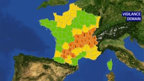 19 départements ont été placés en vigilance orange canicule par Météo-France ce vendredi. 