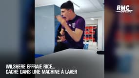 Wilshere effraie Rice... caché dans une machine à laver