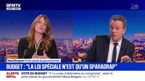 Budget: "La loi spéciale n'est qu'un sparadrap", déclare Maud Bregeon, porte-parole du gouvernement