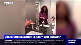 Coronavirus: Gloria Gaynor rejoue "I will survive" en se lavant rigoureusement les mains