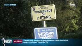 Le corps de d'une femme retrouvé en partie brûlé à Mougins, identifié à "99,99%"