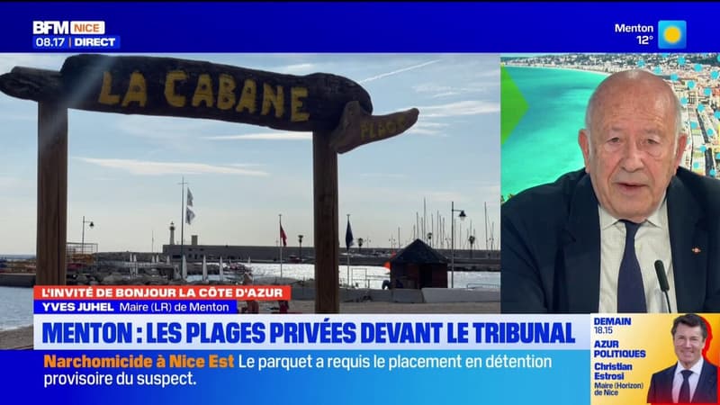 Plages privées à Menton: Il n'y a pas eu d'irrégularités défend le maire Yves Juhel