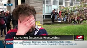 Intervention des CRS à Nanterre: en larmes, un étudiant laisse éclater sa colère
