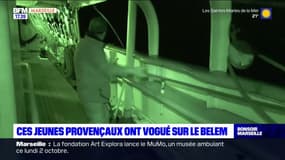 Une vingtaine de jeunes provençaux ont embarqué à bord du Belem