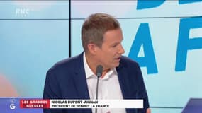 #GrandOral - "Il faut contrôler les frontières et assimiler les immigrés qui sont là ! Soit on a les valeurs de la France soit on s'en va !" #NicolasDupontAignan  #GGRMC 