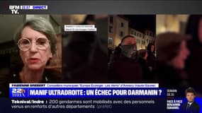 Défilé d'ultradroite à Annecy: "Je m'étonne de ne pas avoir vu d'arrestations" remarque Fabienne Grebert (conseillère municipale EELV d'Annecy)