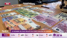 Le nombre de faux billets en forte hausse en Europe