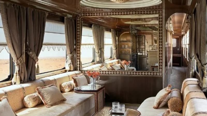 Ils circuleront dans le désert saoudien, le long du Nil ou sur la Route de la Soie: comment l'Italie devient le spécialiste des trains ultra-luxueux à plus de 3.000 euros le billet
