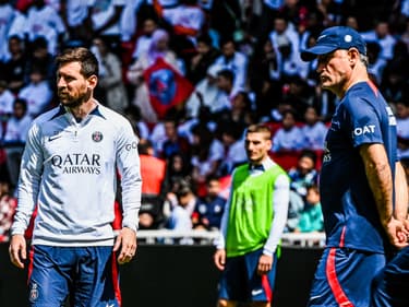 Lionel Messi et Christophe Galtier