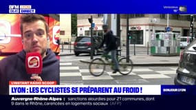 Radio Scoop: à Lyon, les cyclistes se préparent au froid