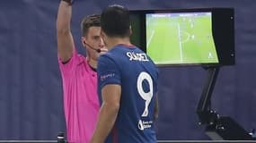 Luis Suarez lors du match Lokomotiv-Atlético, le 3 novembre 2020