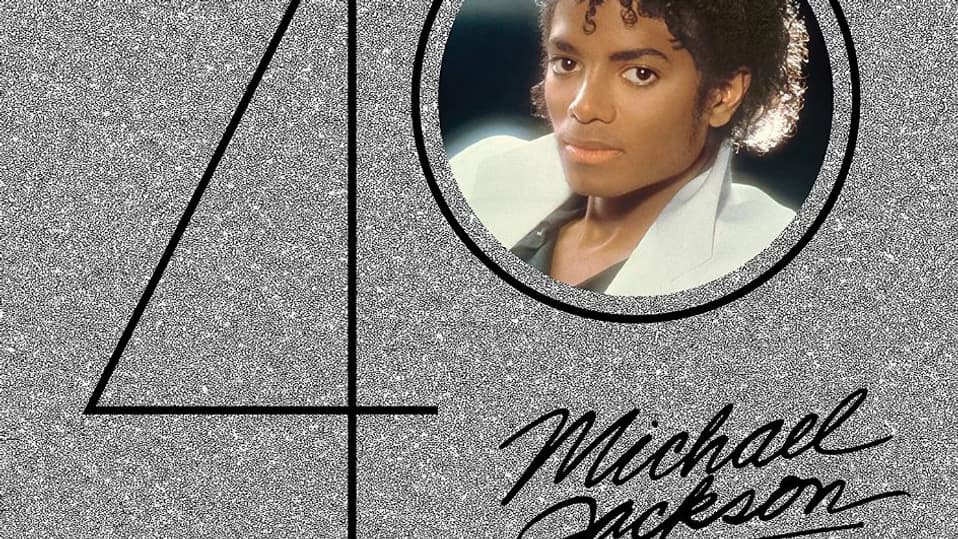 Pochette de la réédition de "Thriller" de Michael Jackson