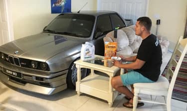 Le matin pour Randy Jalil, c'est un bol de Cheerios devant sa M3