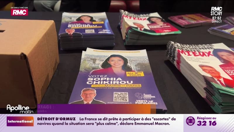 Municipales/Paris : Sophia Chikirou se maintient au second tour