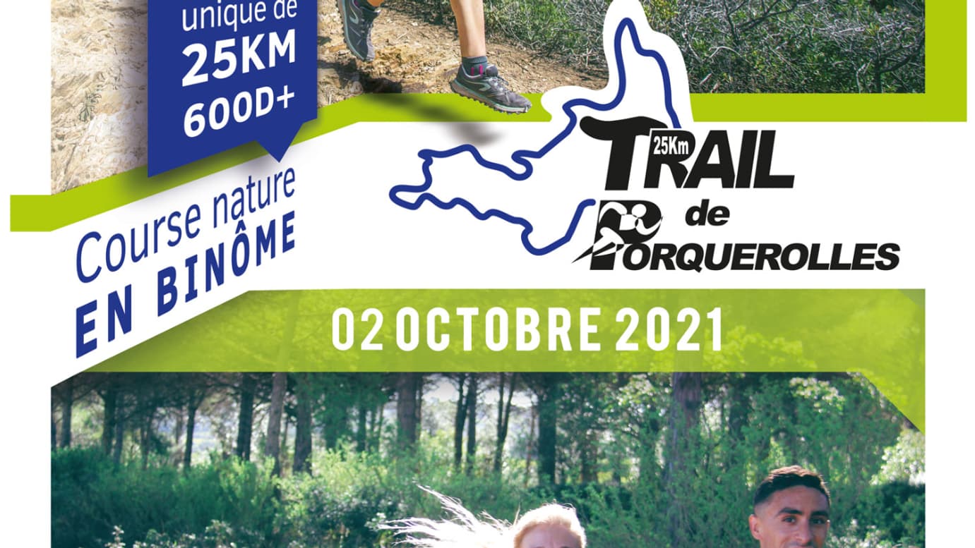 Affiche du Trail de Porquerolles