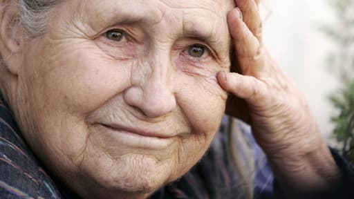 Doris Lessing en 2007, après la reception de son prix Nobel.