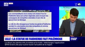 Lille: la statue du général Faidherbe crée la polémique 