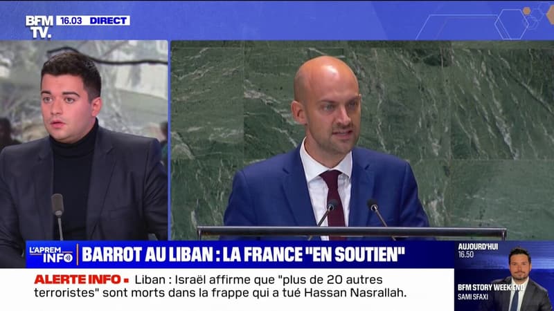 Guerre Israël/Hezbollah: le ministre français des Affaires étrangères, Jean-Noël Barrot, sera ce ce dimanche soir au Liban