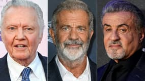 Jon Voight, Mel Gibson et Sylvester Stallone