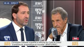 Christophe Castaner face à Jean-Jacques Bourdin en direct