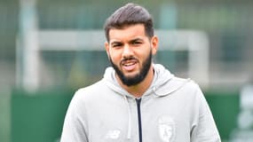 Le milieu offensif Farès Bahlouli à Lille en 2017