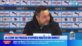 OM-Le Havre: Roberto De Zerbi explique son onze de départ