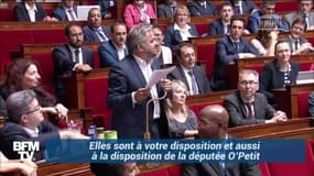 Quand la France insoumise apporte son panier de courses à l’Assemblée pour dénoncer la baisse des APL