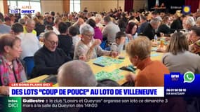 Chariots de course, bons d'achat... Des lots "coup de pouce" au loto de Villeneuve