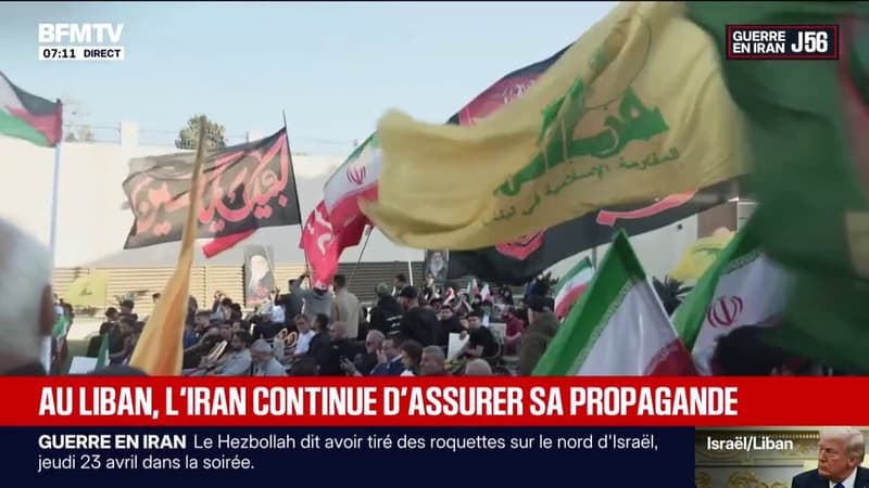 Guerre au Moyen-Orient: une cérémonie de commémoration en hommage à l'ayatollah Khamenei à Beyrouth