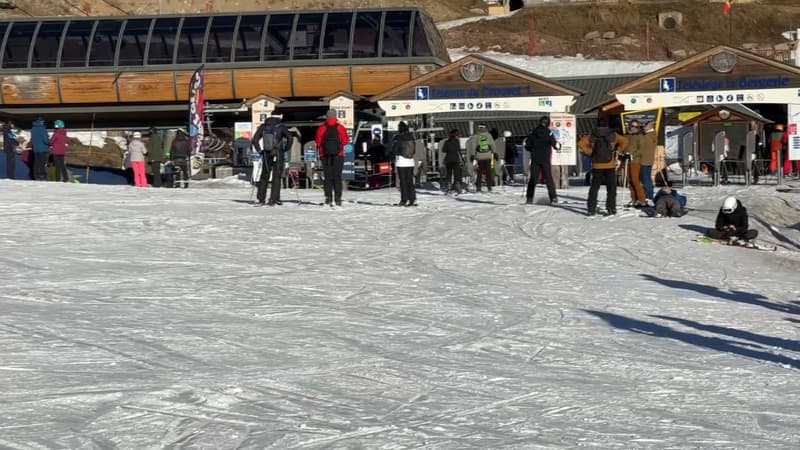 La station de ski d'Orcières dans les Hautes-Alpes.