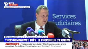 Trois gendarmes tués: le procureur de la République de Clermont-Ferrand exprime son "admiration pour le courage" dont les officiers "font preuve au quotidien"