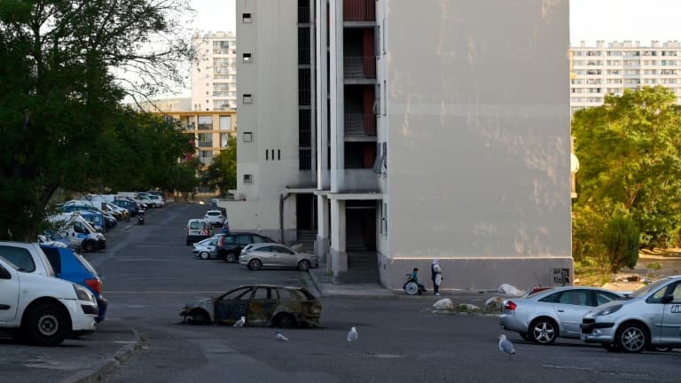 La cité des Rosiers à Marseille le 31 août 2021