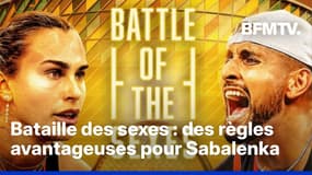  "Bataille des sexes": service, taille du terrain... les nouvelles règles du match entre Sabalenka et Kyrgios ne font pas l'unanimité 