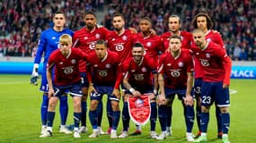 L'équipe de Lille avant son match de C4 face à Sturm Graz