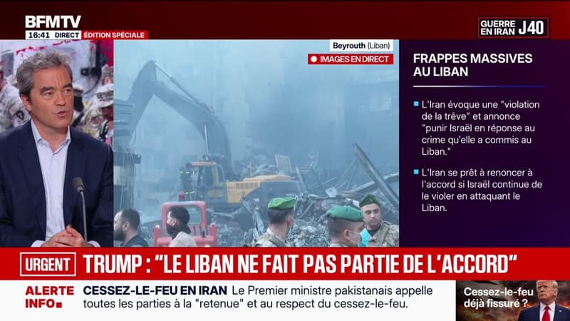 Cessez-le-feu en Iran: “Le Liban ne fait pas partie de l’accord”, déclare Donald Trump