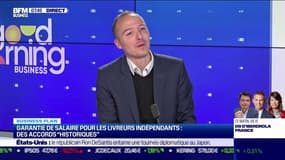 Grégoire Leclercq (FNAE) : Garantie de salaire pour les livreurs indépendants - 24/04