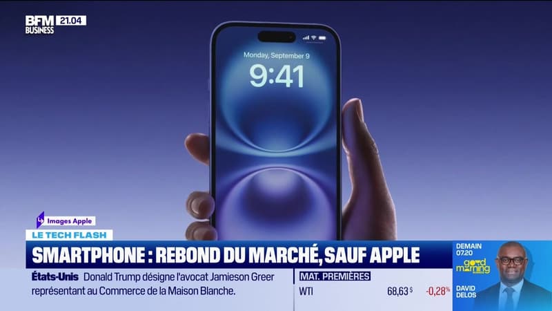 Le Tech Flash : Rebond du marché du smartphone, sauf Apple, par Léa Benaim - 27/11