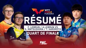 Résumé : le double des frères Lebrun a-t-il permis à Felix d'oublier sa déception en simple ? (Finals Fukuoka)