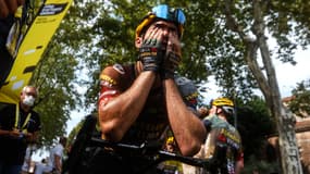Christophe Laporte, vainqueur de la 19e étape du Tour de France, le 22 juillet 2022