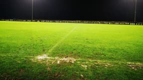 Le stade Ludovic-Giuly avant le report du match Goal FC-Dijon