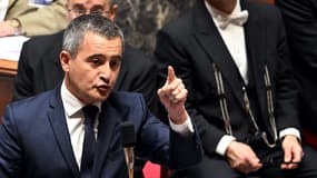 Gérald Darmanin à l'Assemblée nationale. 