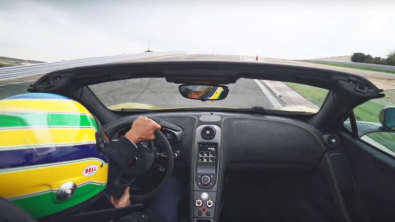 Bruno Senna à bord d'une McLaren