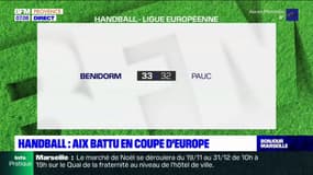 Handball: Aix battu en coupe d'Europe