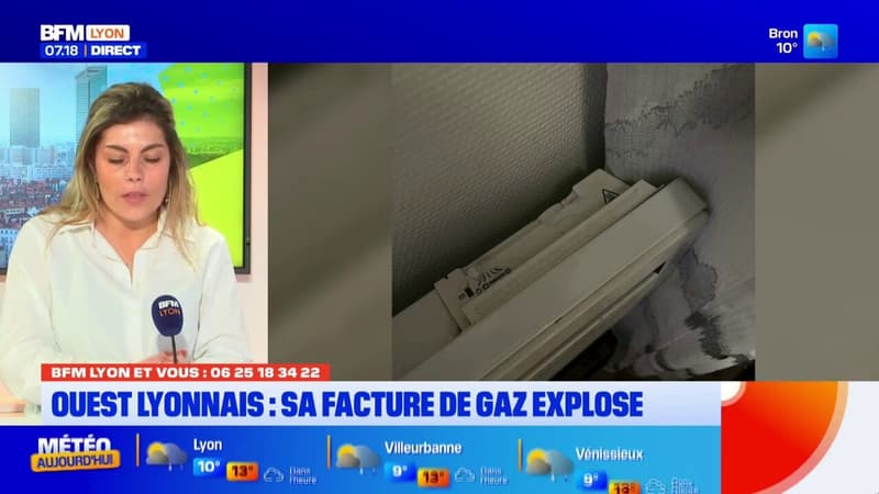 BFM Lyon et Vous: une habitante de l'ouest lyonnais voit sa facture de gaz exploser