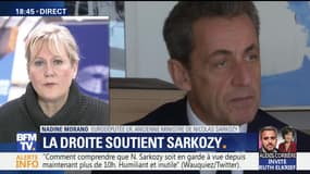 Garde à vue de Nicolas Sarkozy: "Je trouve ça étonnant, il ne s'est jamais dérobé à la justice", Nadine Morano