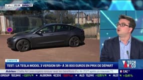 Julien Bonnet (BFM Business) : Test de la Tesla Model 3 version SR+ à 36 800 euros en prix de départ - 15/04