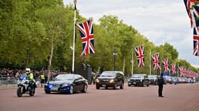 Le convoi de Joe Biden à Londres