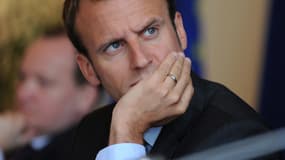 Emmanuel Macron, ancien ministre de l'Economie et candidat à la présidence de la République Française.