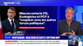 Matignon : Macron écarte l'option NFP - 26/08
